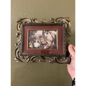 Florentine Art Print in Baroque Ornate Rococo Plastic Light Weight Frame